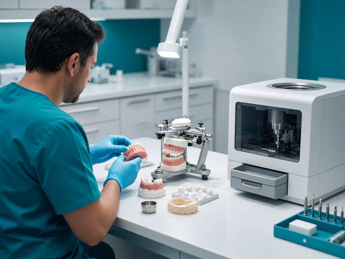 Пациент на консультации у имплантолога в клинике Estetic Dent в Туле
